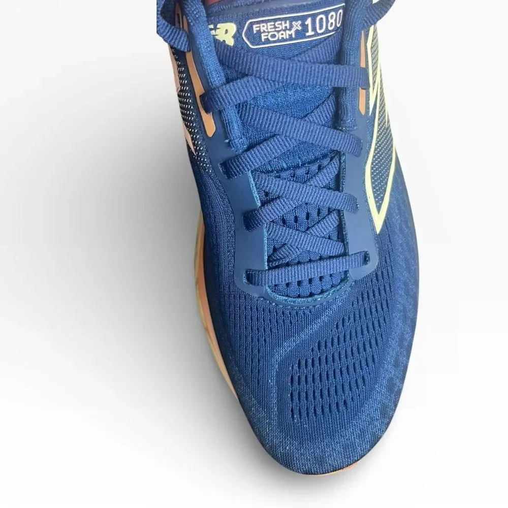 New Balance Women's Navy and Peach Athletic Shoes - Picture 8 of 9